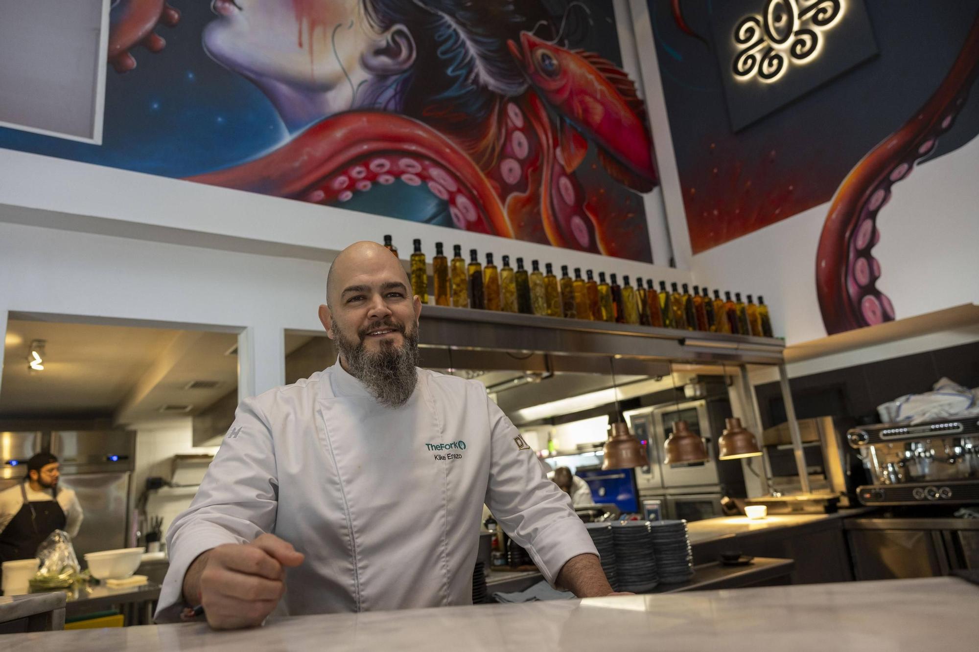 Kike Erazo, chef del restaurante Morralla, en Can Valero