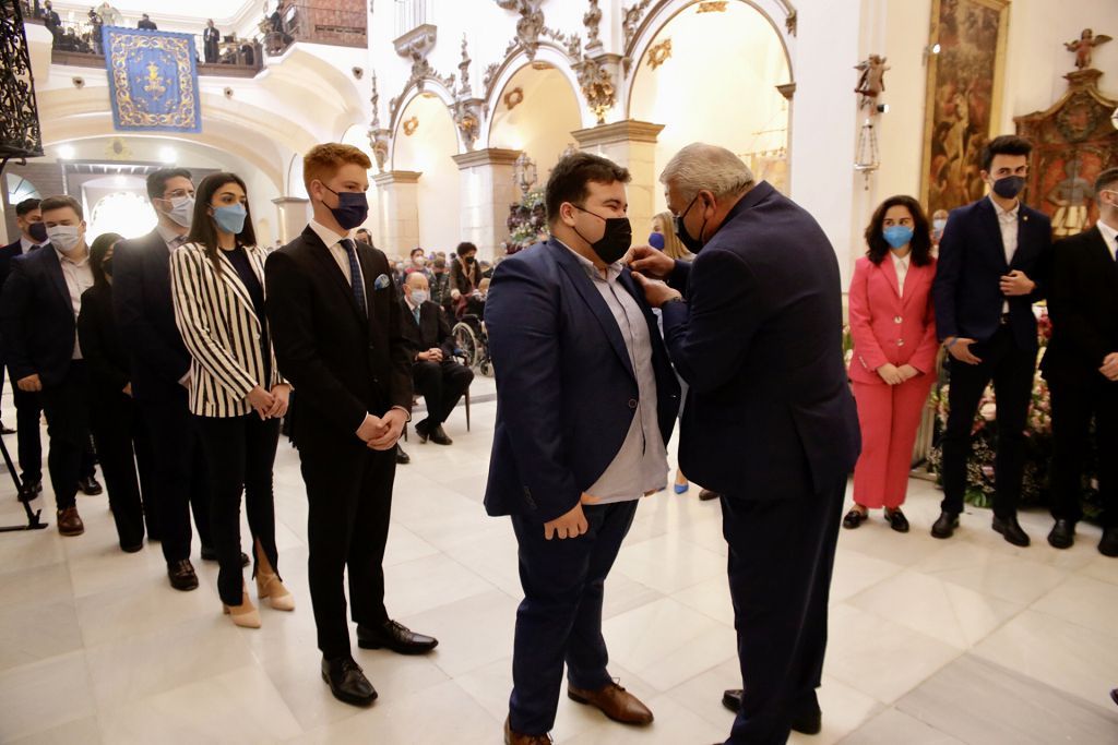 San Francisco acoge la misa en honor de la Dolorosa del Paso Azul de Lorca