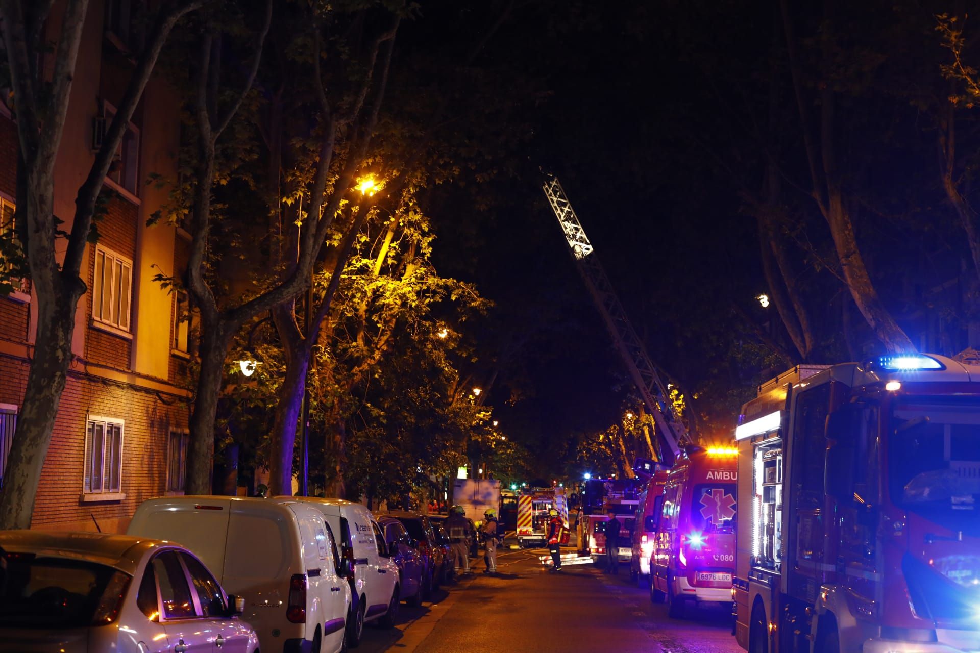 Incendio en un edificio okupado en Las Fuentes