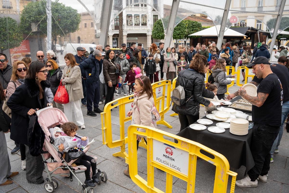 A la rica sardina asada en Mérida.