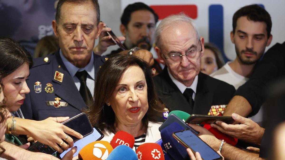 La ministra de Defensa en funciones, Margarita Robles.