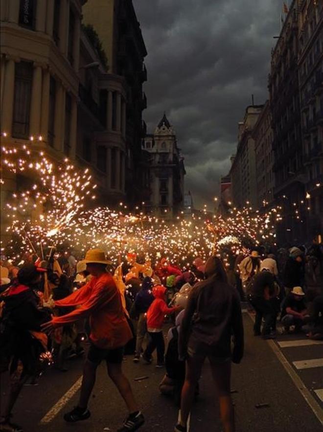 Correfoc infantil de la Mercè MAS VALOR