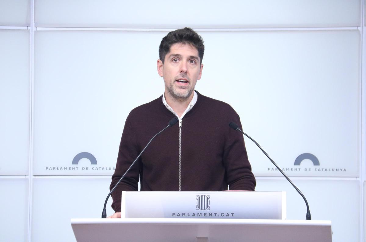 El portavoz de los Comuns en el Parlament, David Cid