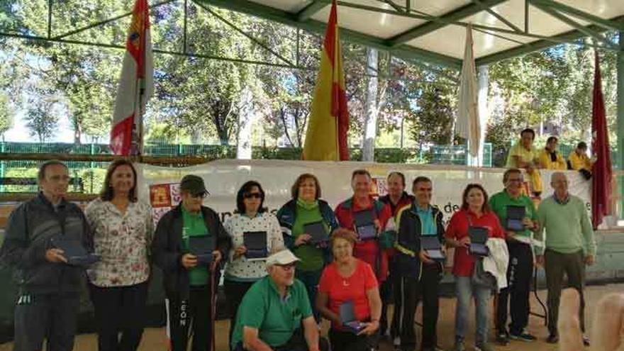 Los premiados en el Campeonato de Castilla y León celebrado en Segovia.