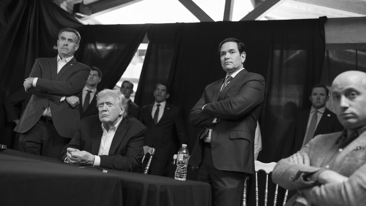 La 'Situation Room' de Trump improvisada en Mar-a-Lago durante captura de Nicolás Maduro