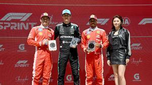 Russell, líder del Mundial, secundado por Leclerc y Hamilton en el podio de la carrera sprint de China