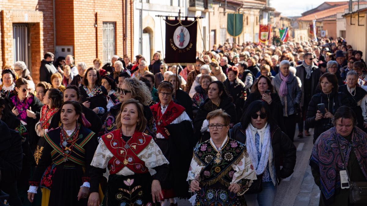 Encuentro provincial de águedas celebrado en Moraleja del Vino