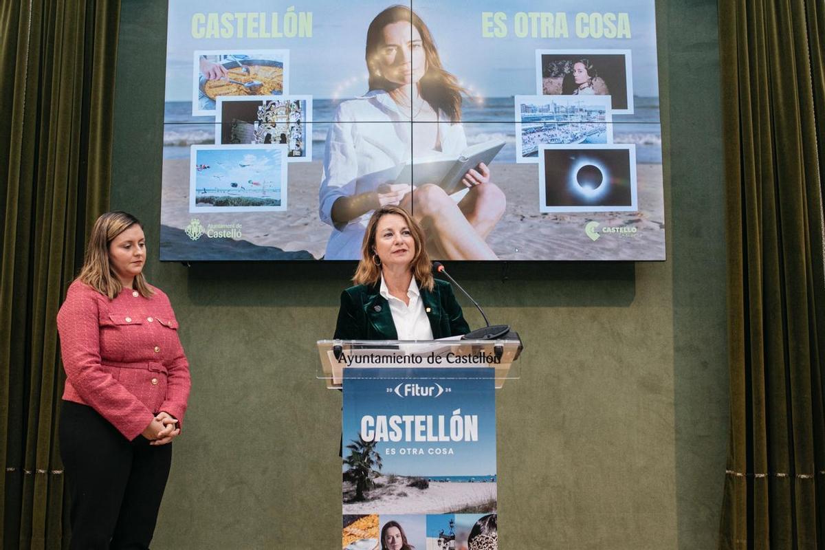 Carrasco y Miralles en la presentación de la campaña.