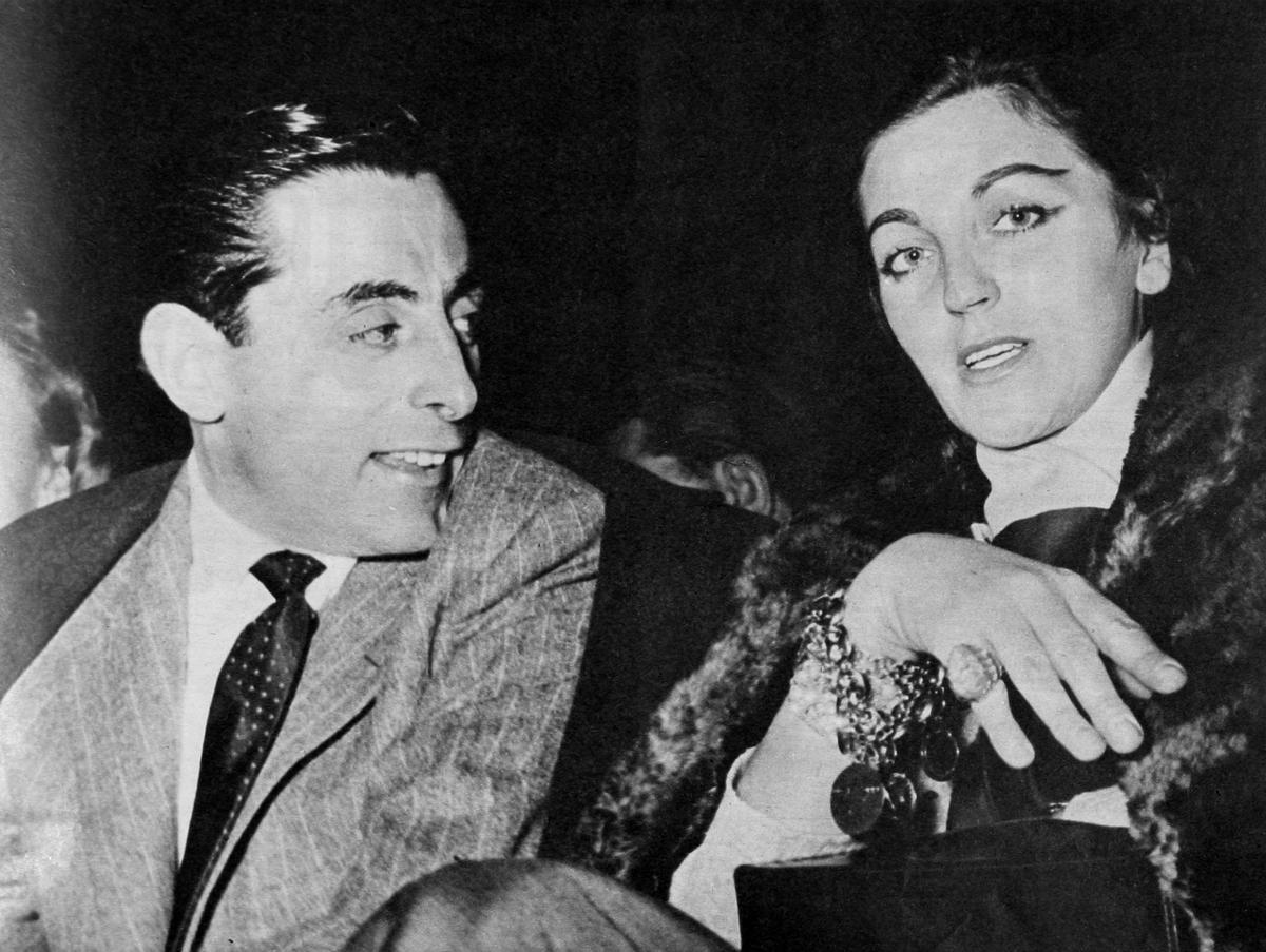 Fausto Coppi et Giulia Occhini en 1956