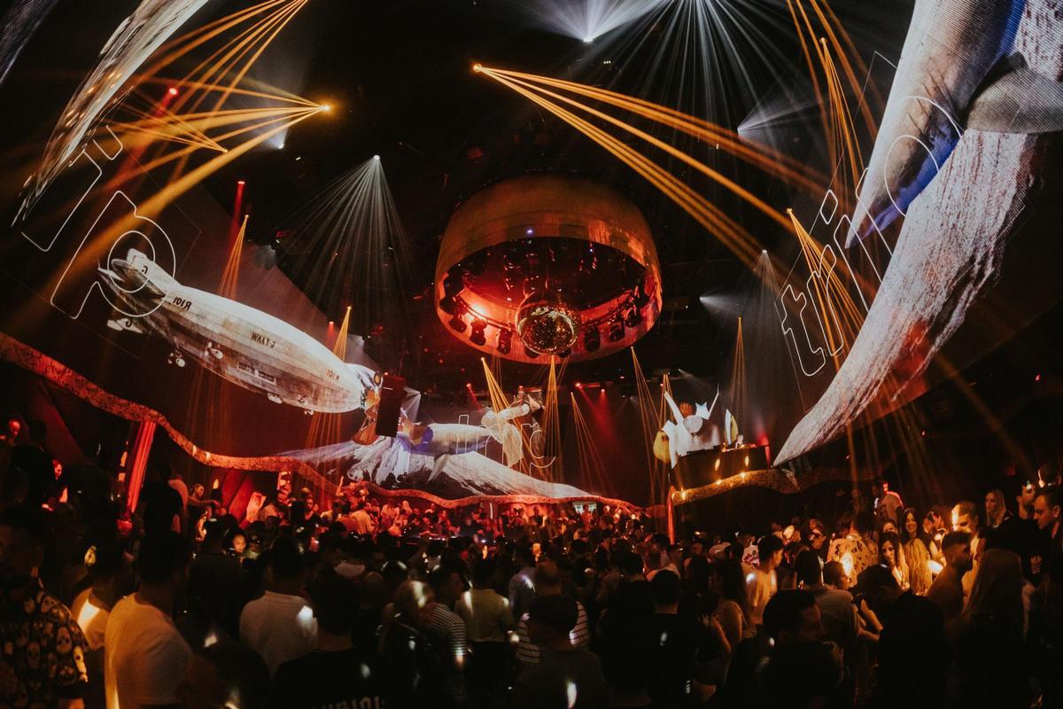 El interior de Chinois Ibiza.