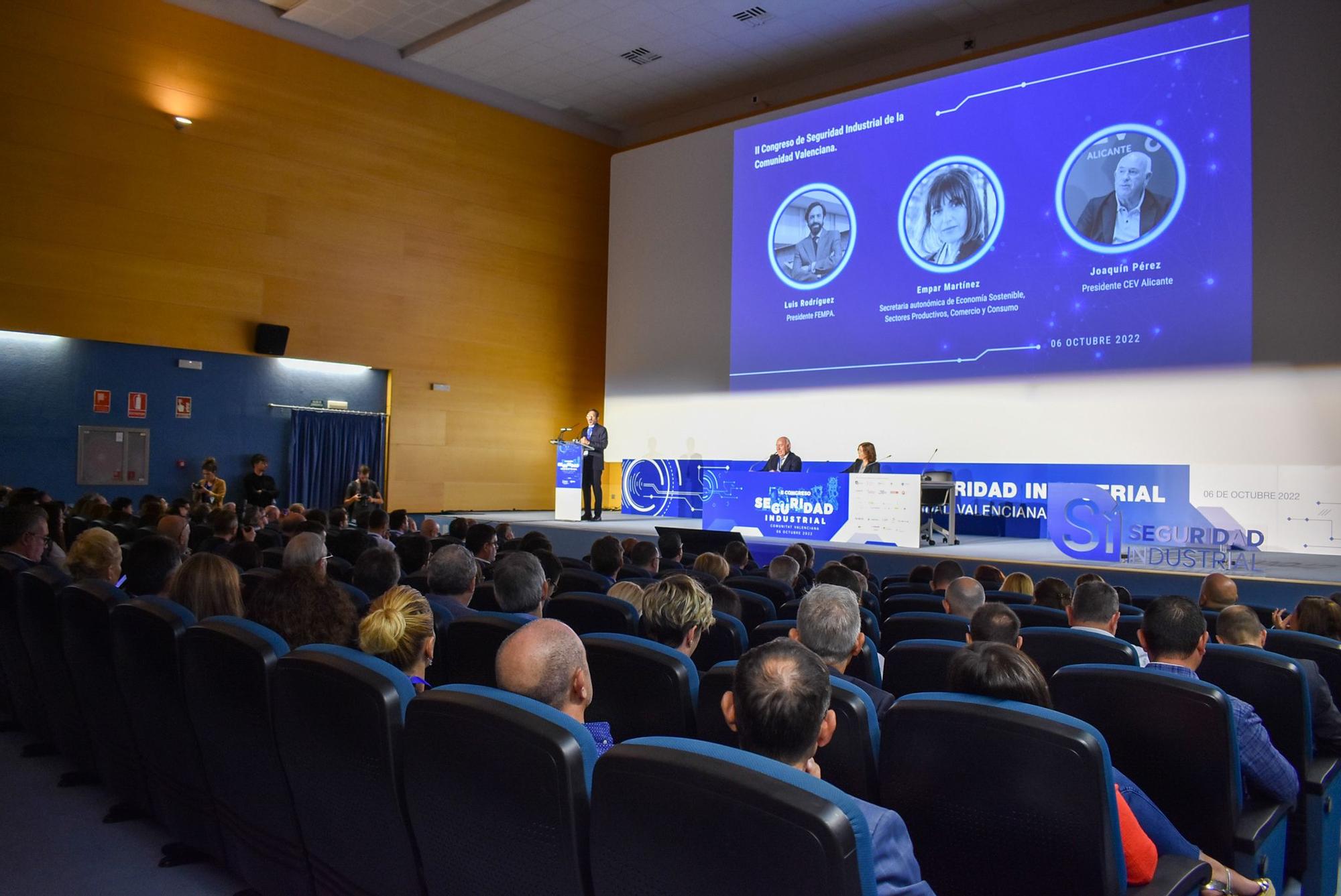 II CONGRESO DE SEGURIDAD INDUSTRIAL DE LA COMUNIDAD VALENCIANA, CELEBRADO EL 6 DE OCTUBRE EN ALICANTE