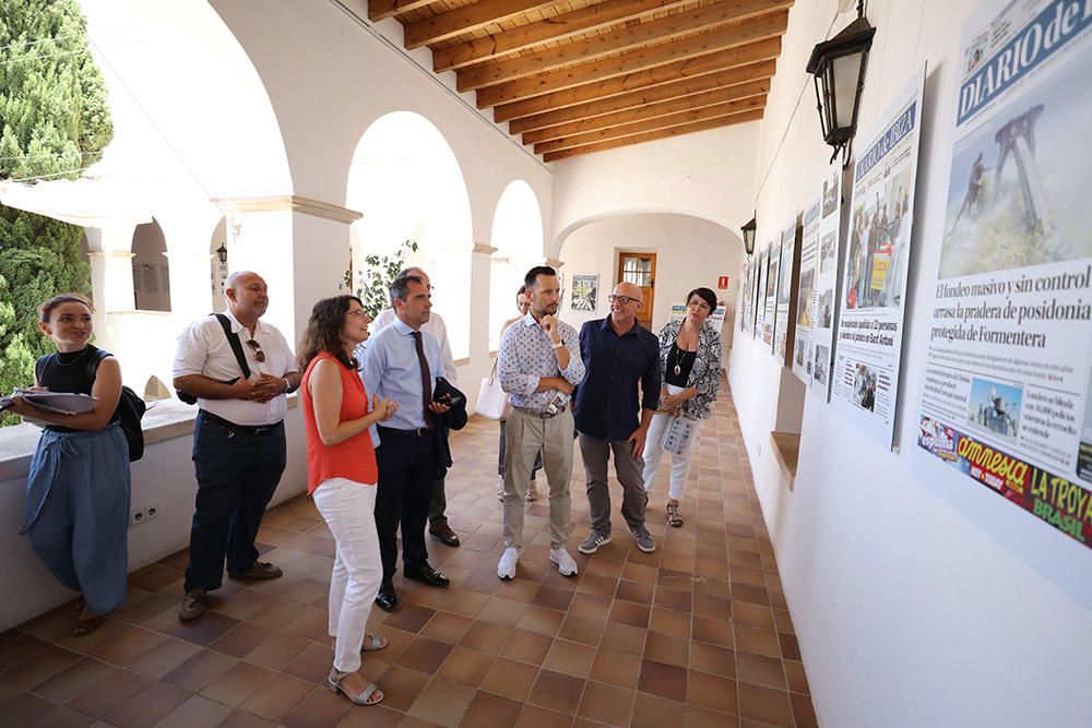 Inauguración de la muestra de Portada de Diario de Ibiza