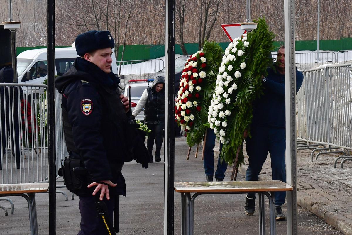 Funeral y ceremonia de despedida del político opositor ruso Alexei Navalny en Moscú