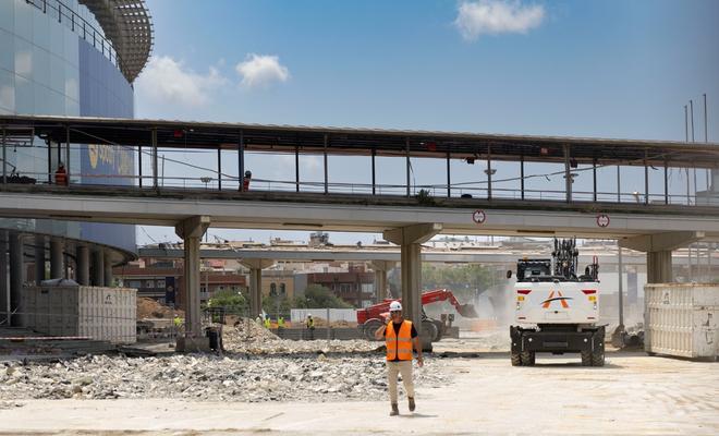 Así avanzan las obras del Camp Nou