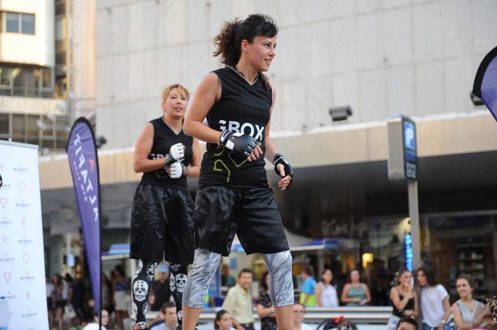 Zumba en la Avenida Libertad