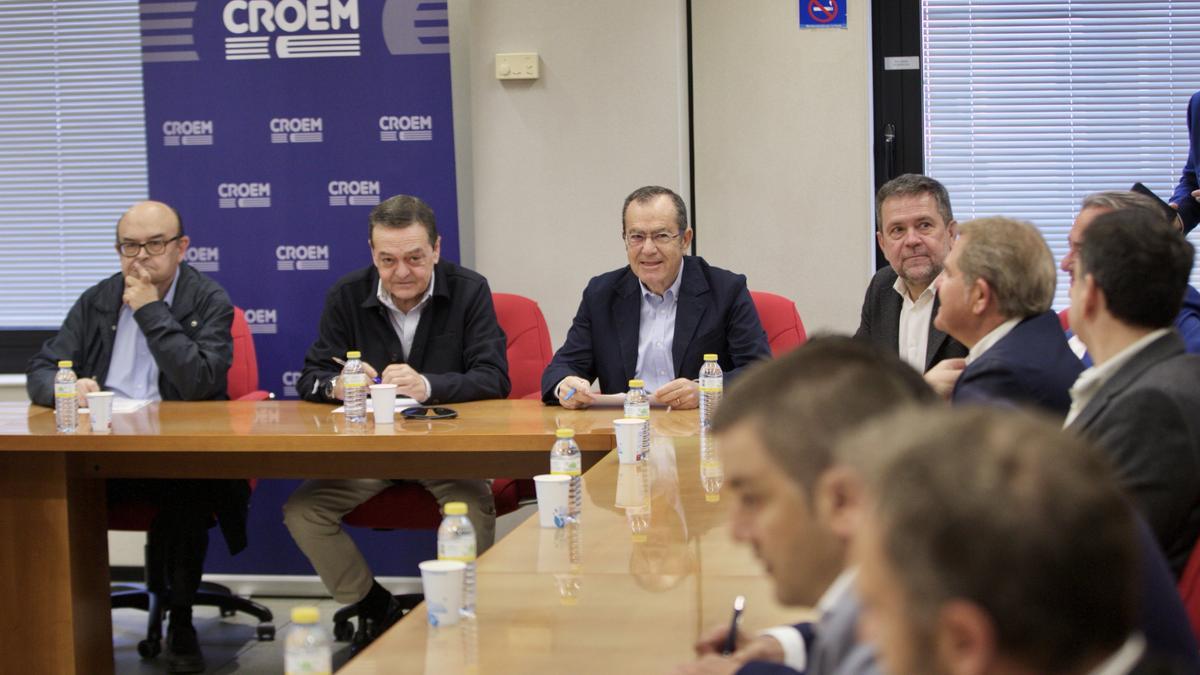 Reunión de la Mesa del Agua este martes en la sede de la Croem.