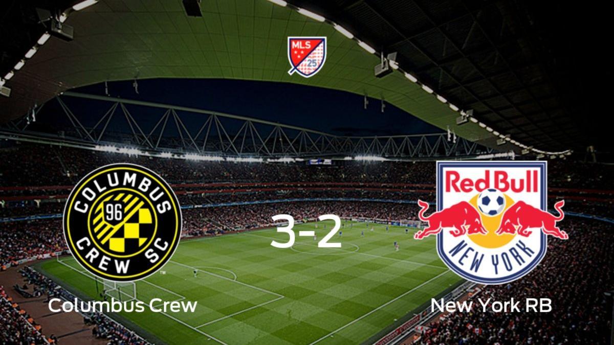 El Columbus Crew gana 3-2 contra el New York RB y consigue un boleto en semifinales