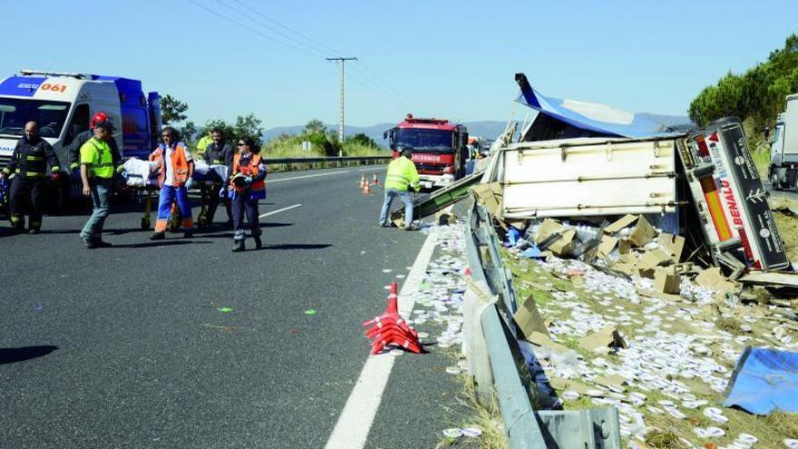 El camión accidentado.  // B.L.