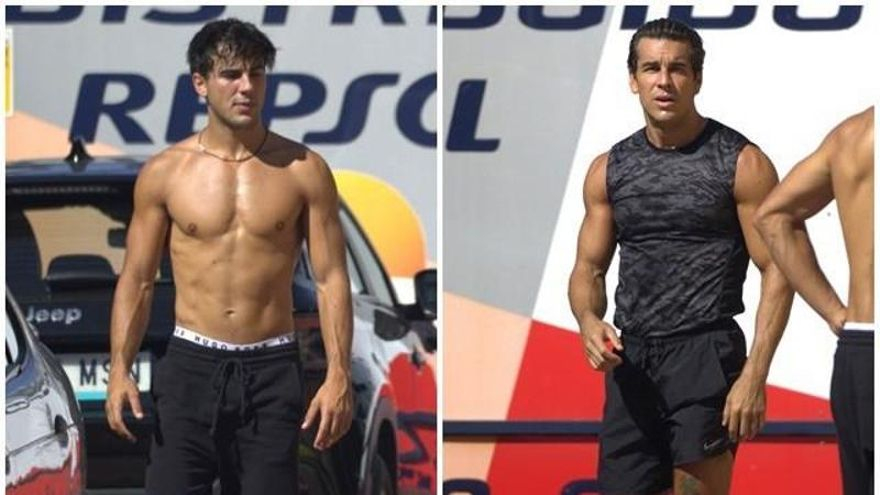 Óscar y Mario Casas, entrenando juntos