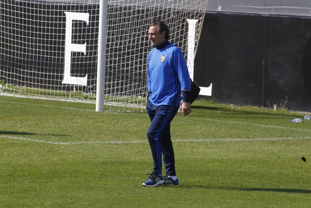 Las mejores imágenes del entrenamiento del Valencia CF