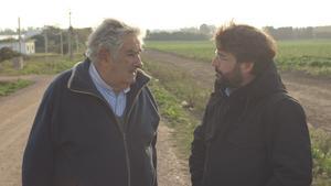 Mujica y Évole en un momento de la entrevista de ’Salvados’.