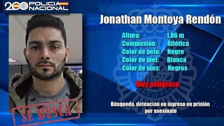 Jonathan Montoya Rendón es el fugitivo más escurridizo de España.