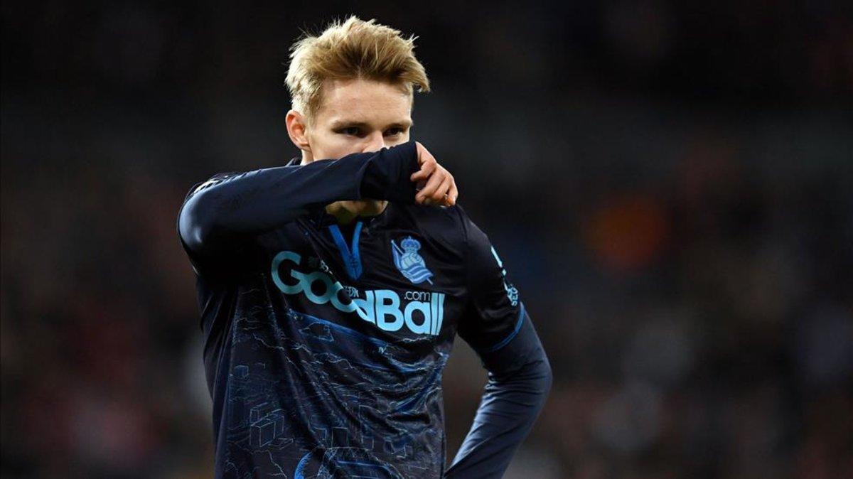 Odegaard está brillando con la Real Sociedad