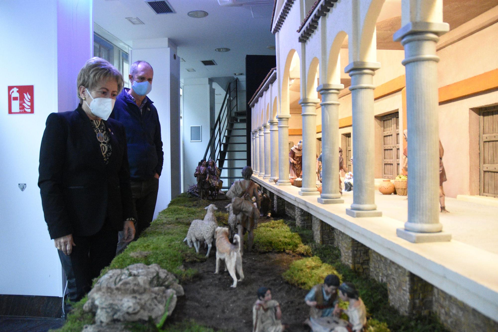 Así es el belén de Gijón dedicado a la villa romana de Veranes