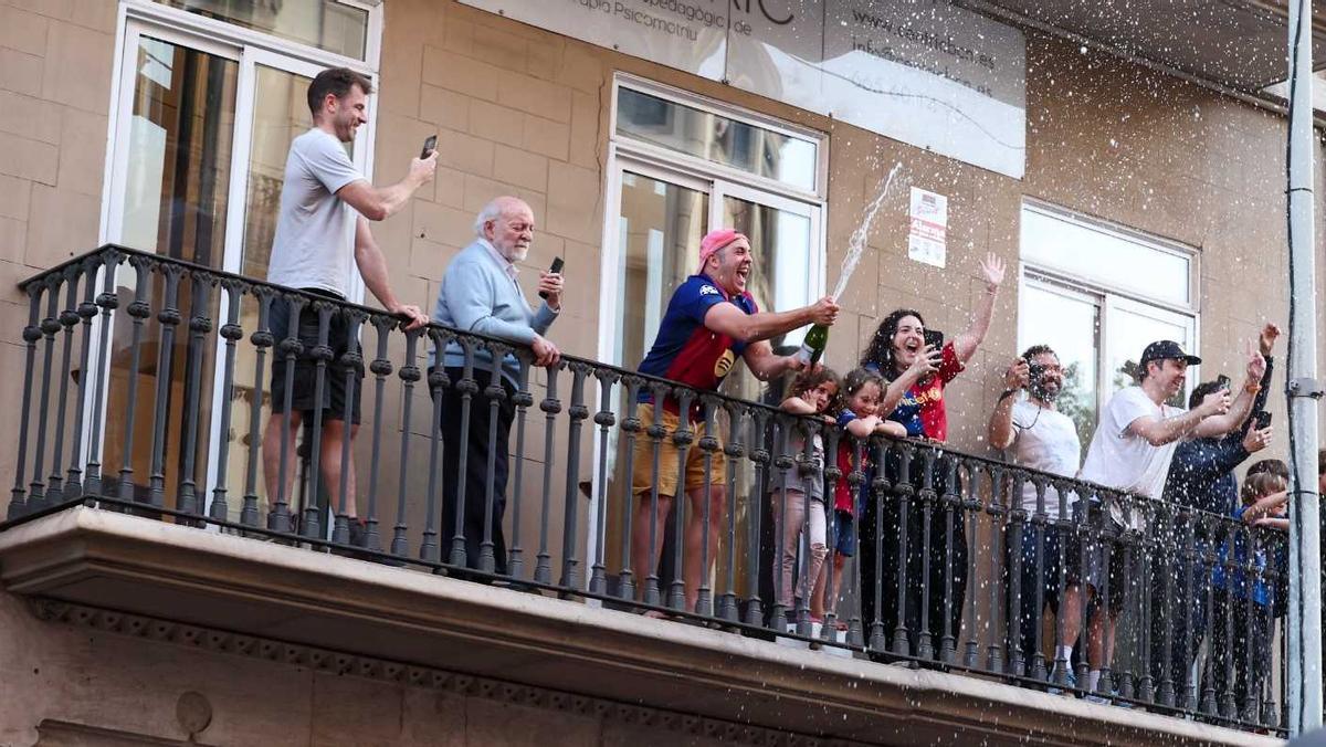 Imagenes de la rúa del Barça por Barcelona