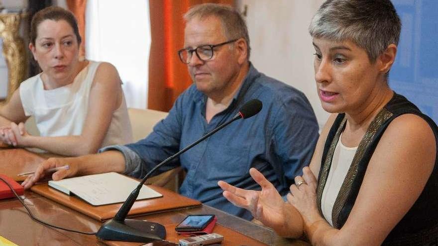 Presentación del mercado del &quot;Soho&quot; de la Zona T en el Ayuntamiento de Zamora.