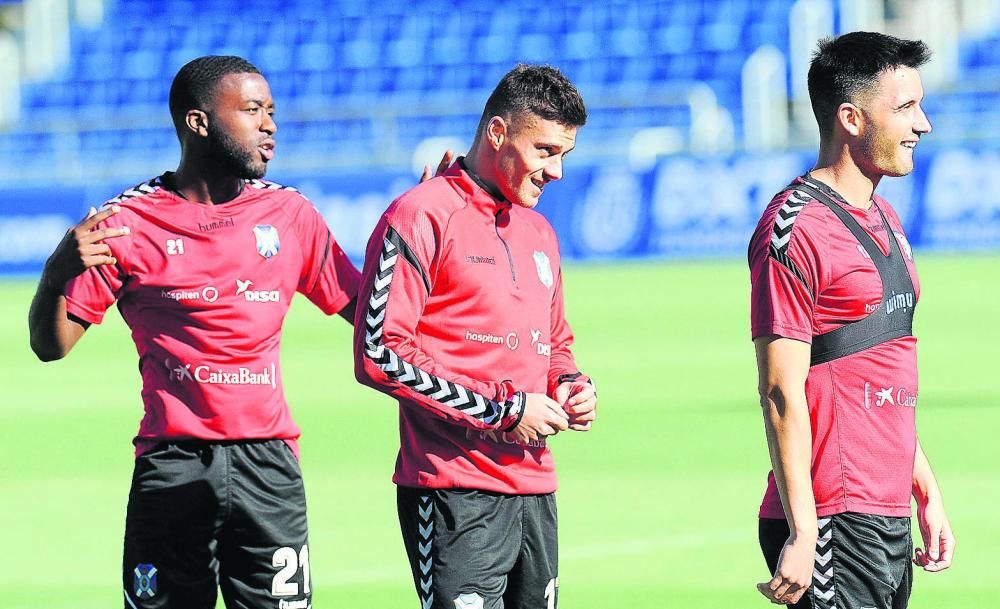 El CD Tenerife, listo para el partido en Montilivi