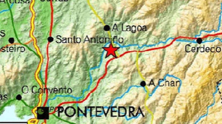 Imagen del epicentro del terremoto // INSTITUTO GEOGRÁFICO NACIONAL