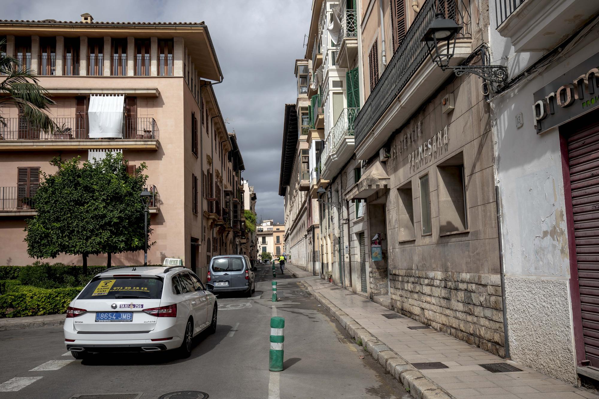 Cambian la circulación en Socors para la senda peatonal de El Temple