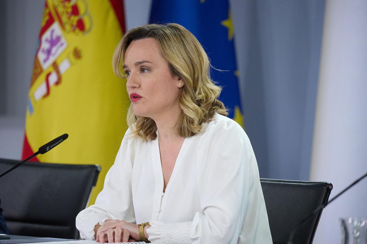 Archivo - La ministra de Educación, Formación Profesional y Deportes y Portavoz del Gobierno, Pilar Alegría.