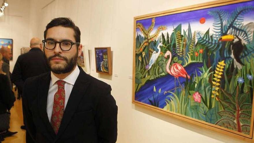 El pintor Álvarez de las Heras inaugura &quot;Tropicalísimo&quot; en la sala Viki Blanco