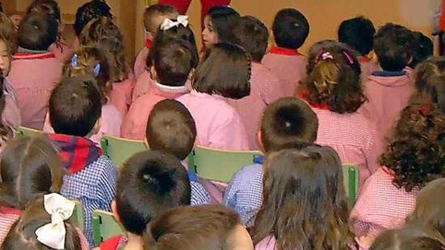 Alumnos de Primaria en un colegio asturiano.