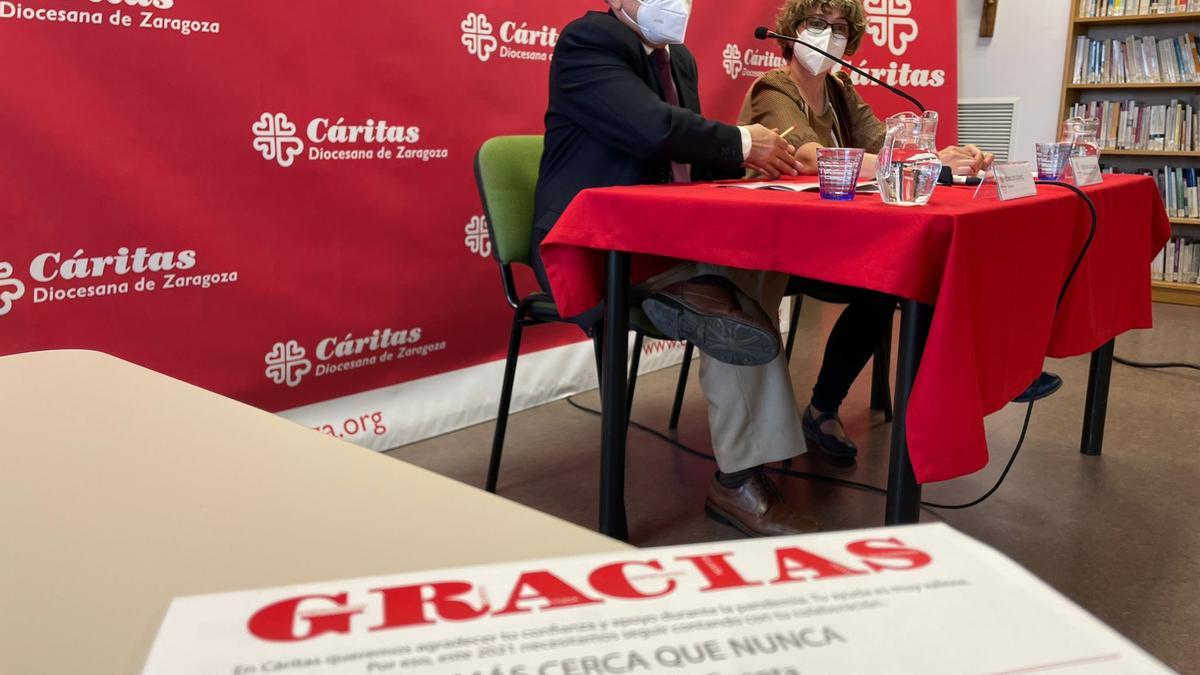 Las personas atendidas en Cáritas Zaragoza aumentan un 23% en 2020