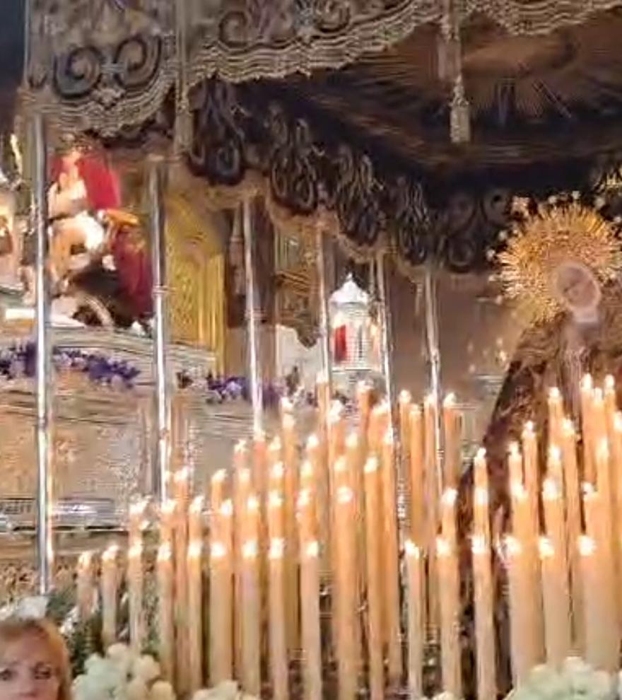 La Virgen de la Soledad se queda en casa