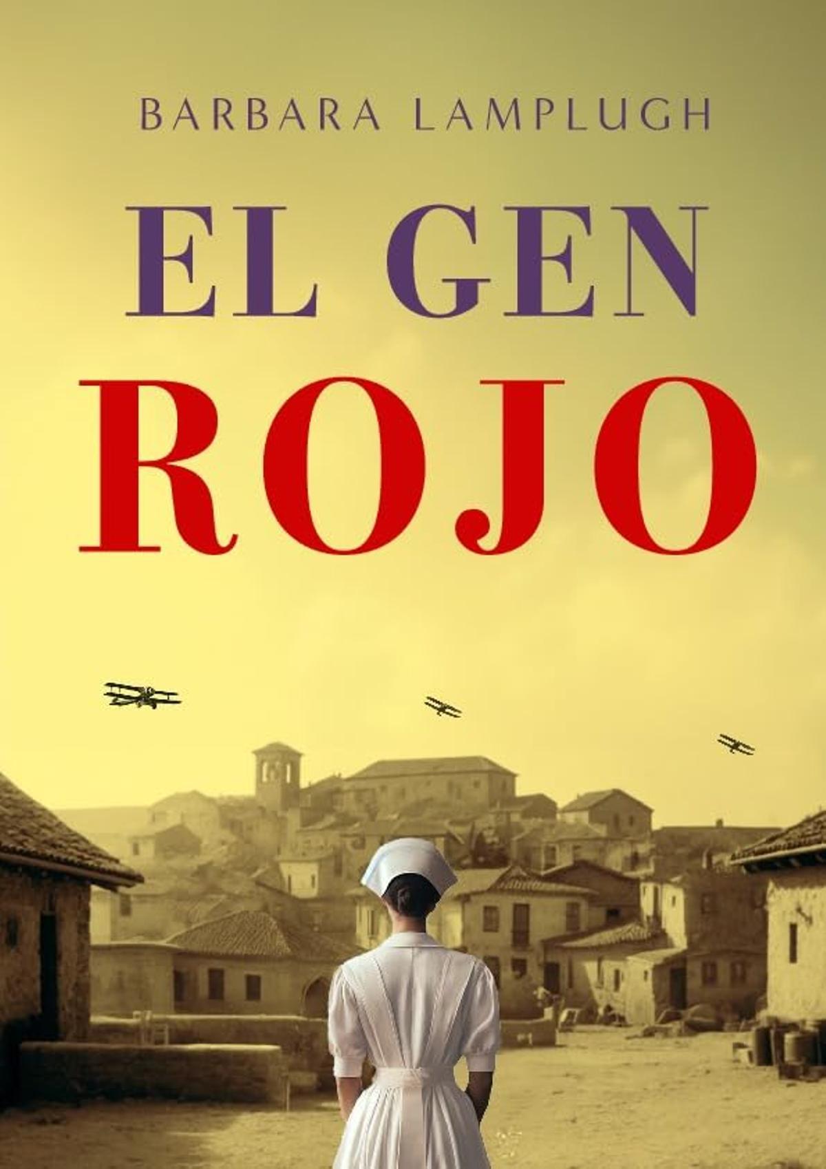 Portada de "El gen rojo", una novela de Barbara Lamplugh