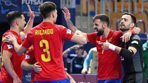 España pasó por encima de los belgas