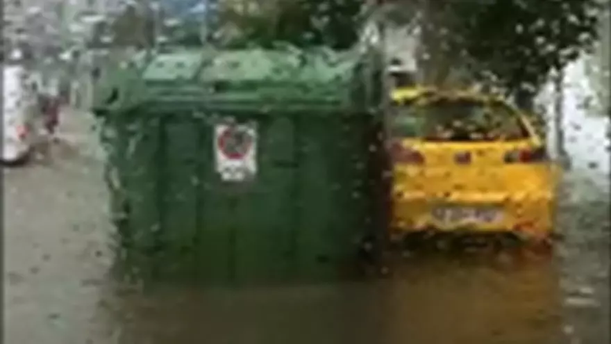La lluvia se apodera de Vigo
