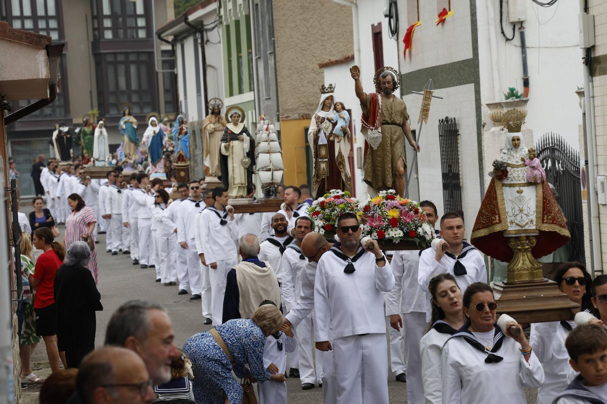 Así fue la procesión marinera de San Juan de la Arena