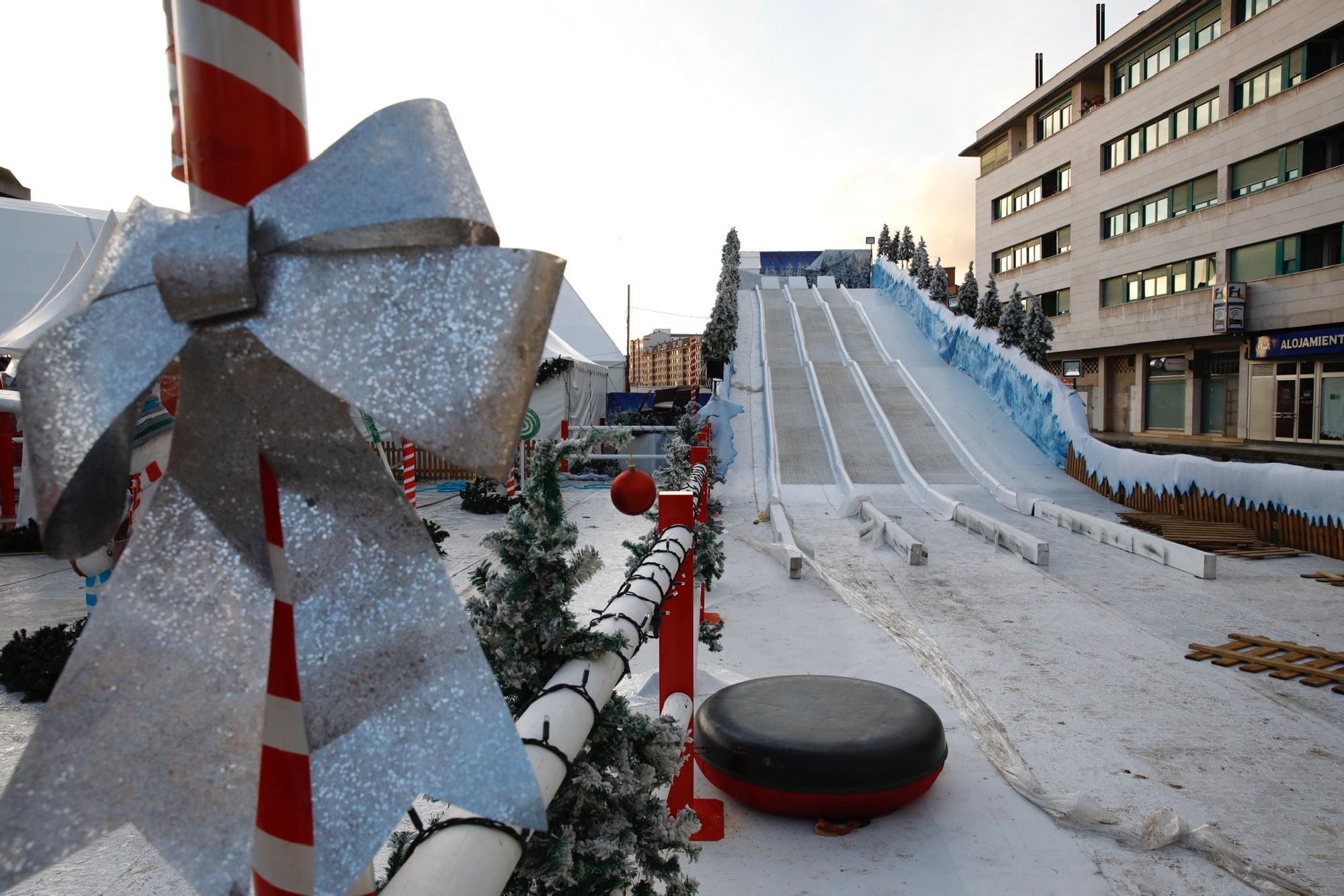 Así serán la pista de hielo y las atracciones del "solarón" que mantendrán los precios