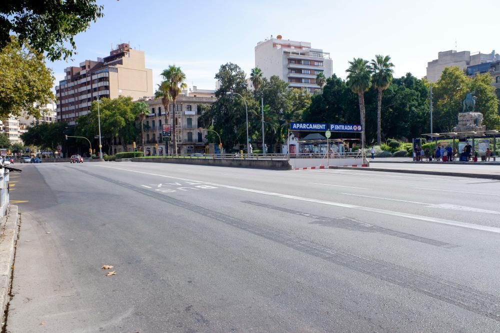 Poca incidencia del Día sin Coches en Palma