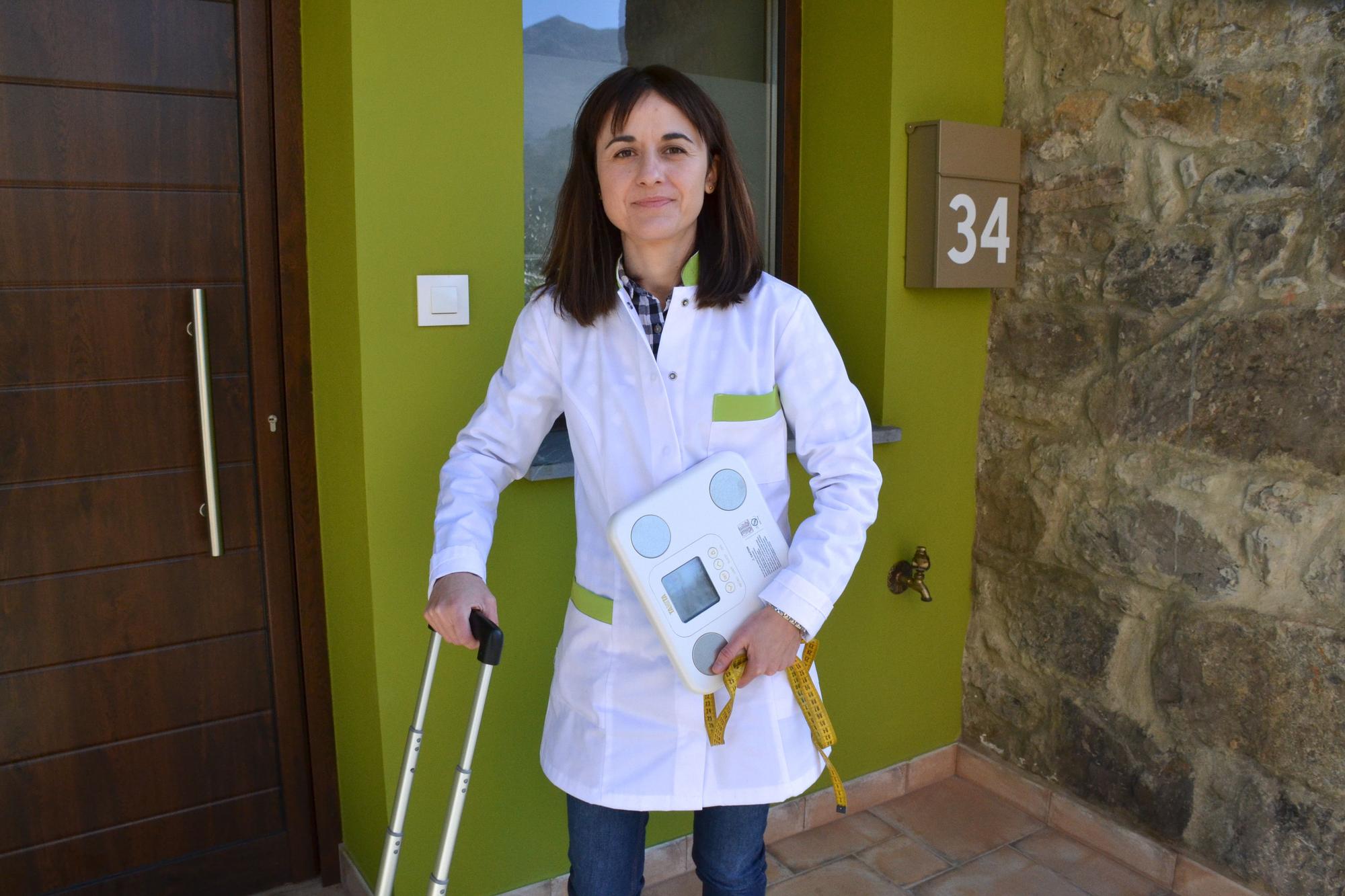 Toñi Rodríguez, en Caravia.