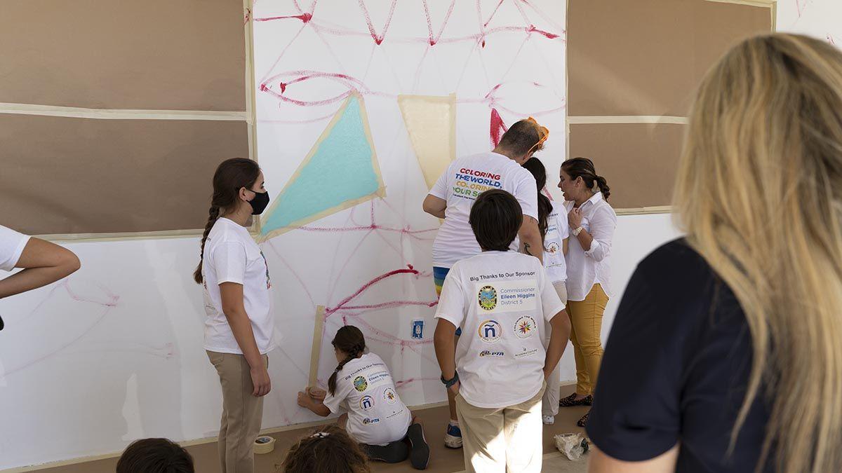 Uno de los proyectos participativos de Coloring The World Foundation