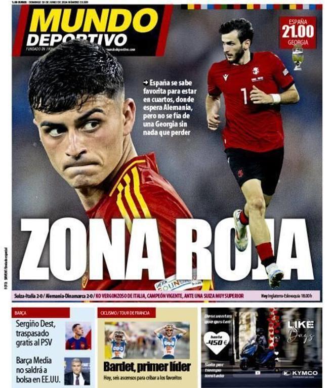 Las portadas de la prensa deportiva de hoy, domingo 30 de junio del 2024