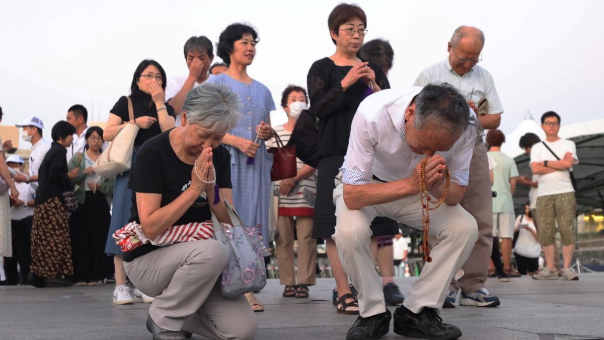 Homenaje a las víctimas de Hiroshima en el 78º aniversario del lanzamiento de la bomba atómica