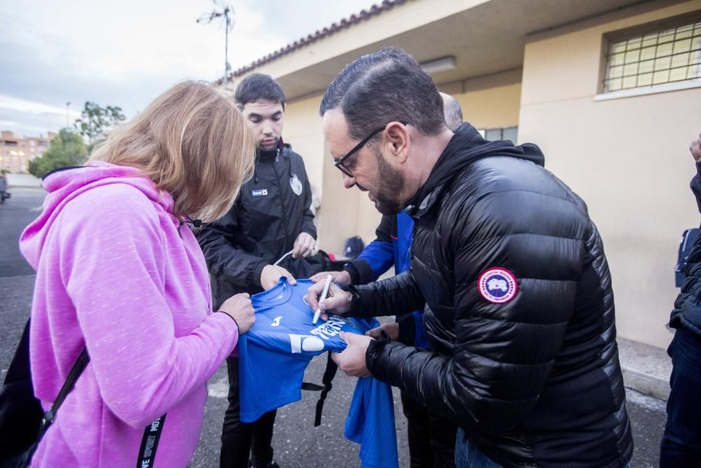 El entrenador alicantino del Getafe regresa 40 años después al campo de Tómbola en el que empezó a jugar