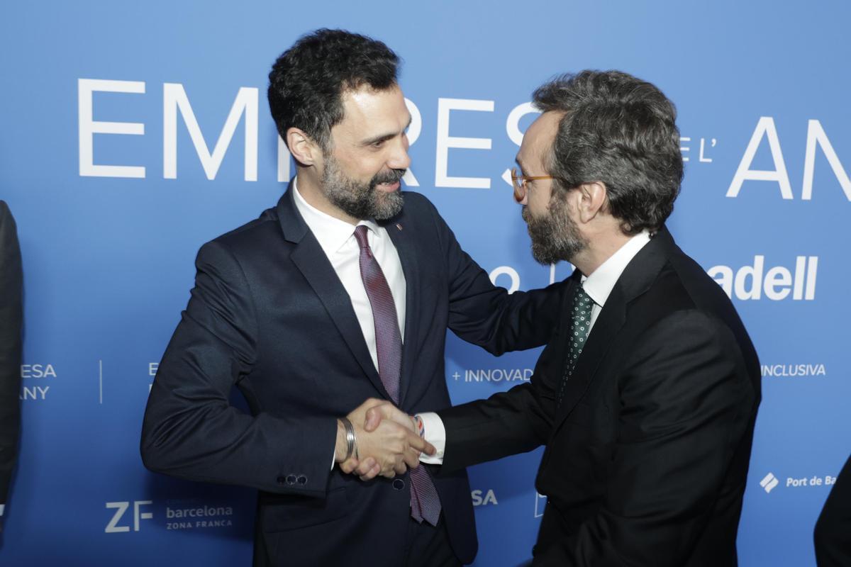 Roger Torrent y Aitor Moll.